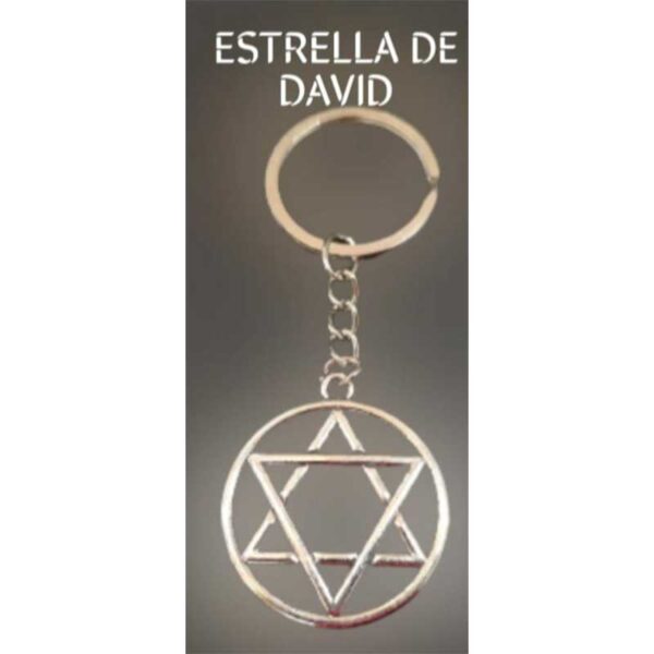 llavero estrella de David