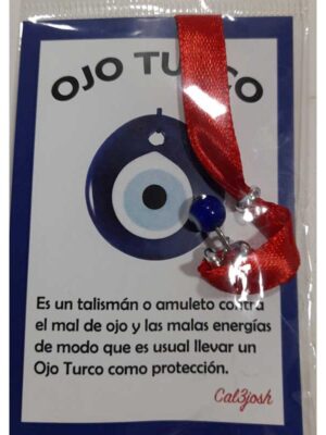 Pulsera cinta roja Ojo Turco