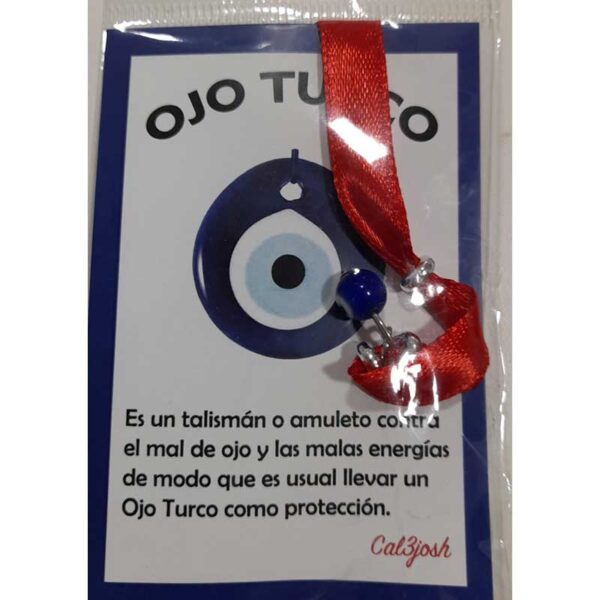 Pulsera cinta roja Ojo Turco