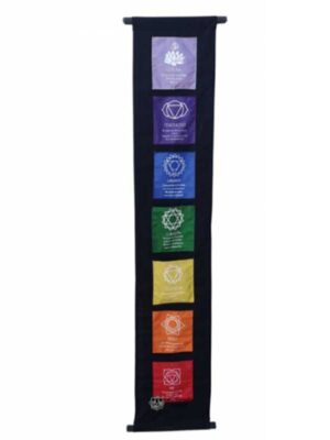 Colgador de Tela con los 7 Chakras