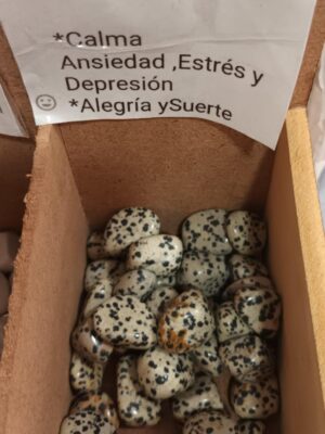 Piedras pequeñas. 1 unidad jaspe dalmata