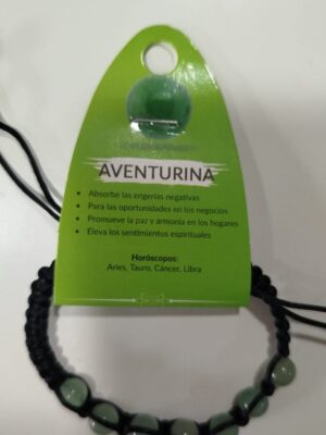 Pulsera aventurina natural