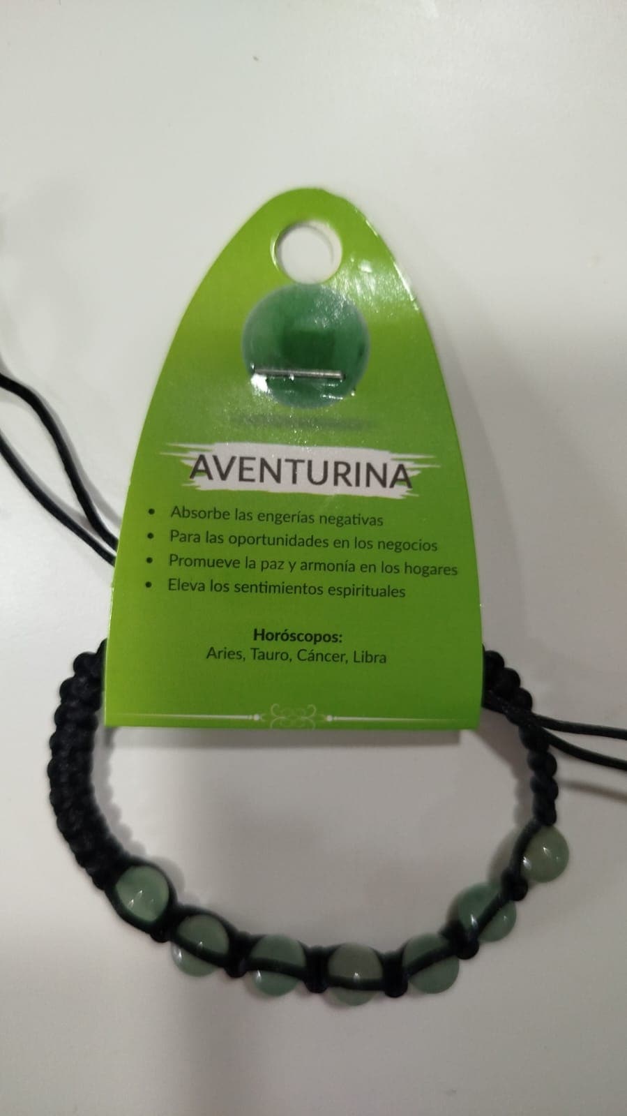Pulsera aventurina natural