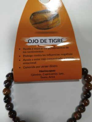 Pulsera ojo de tigre 6mm