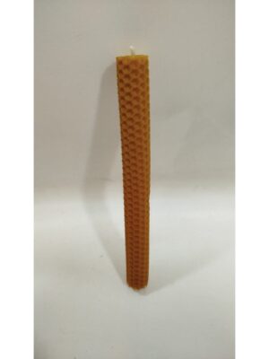 Vela de miel natural de abuela de 20 cm de larga por 2 cm de diámetro